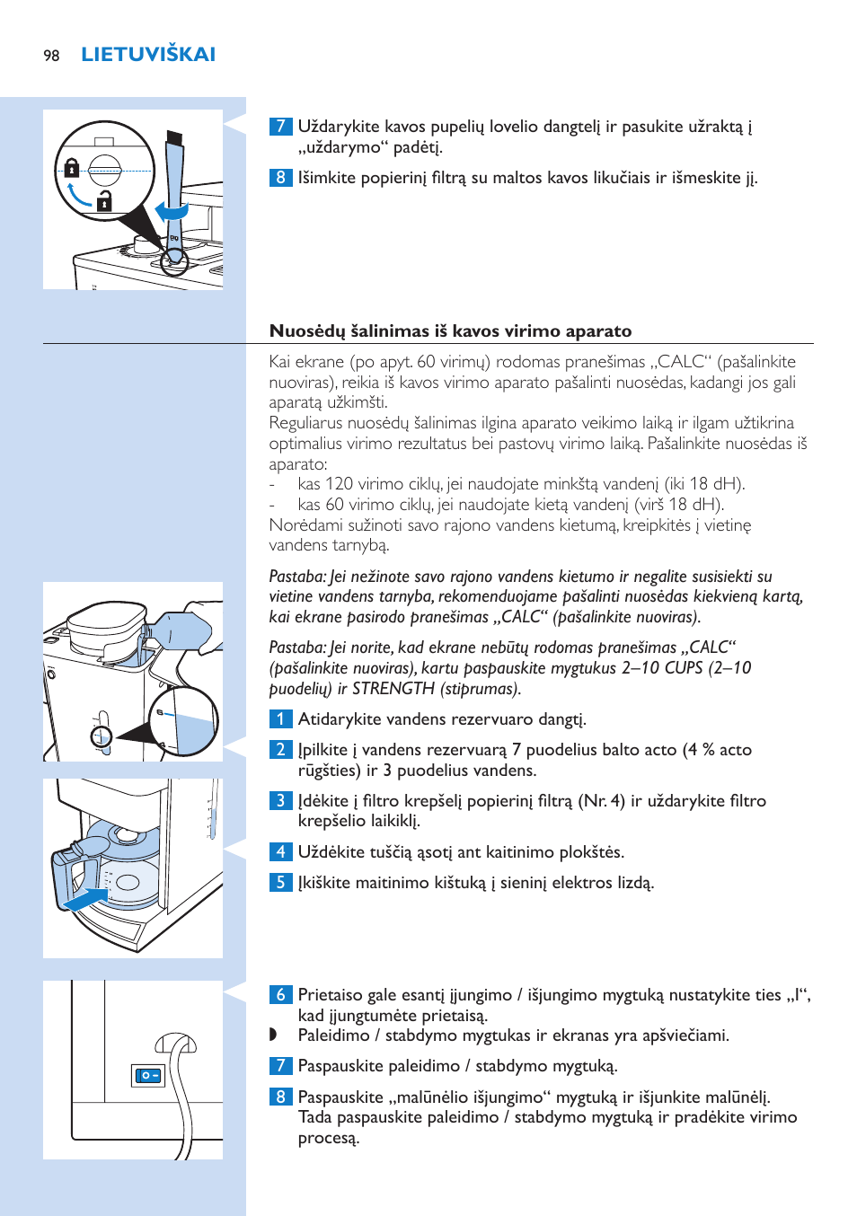 Philips HD7751 User Manual | Page 98 / 202