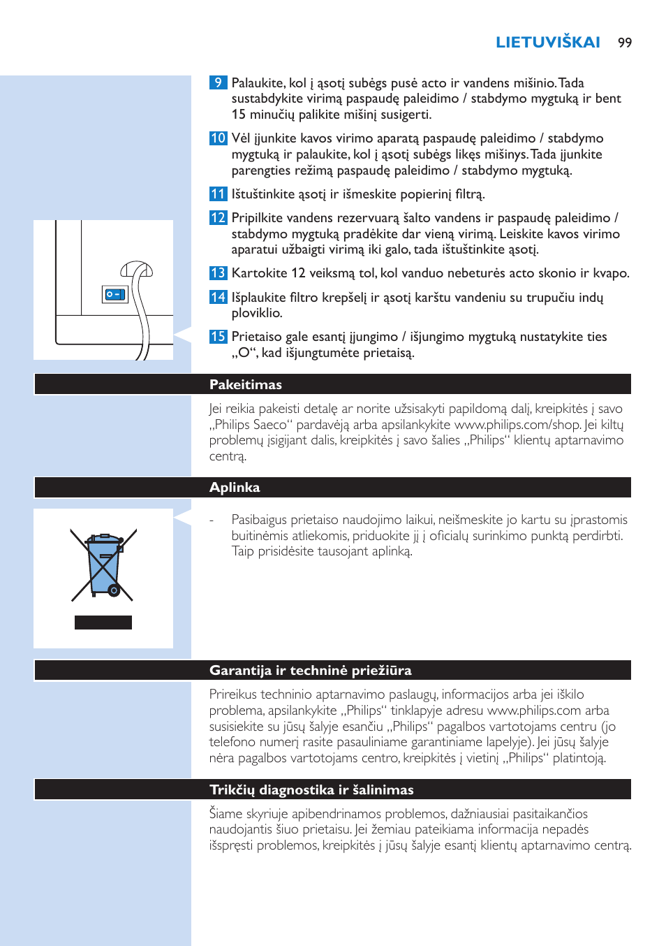 Philips HD7751 User Manual | Page 99 / 202