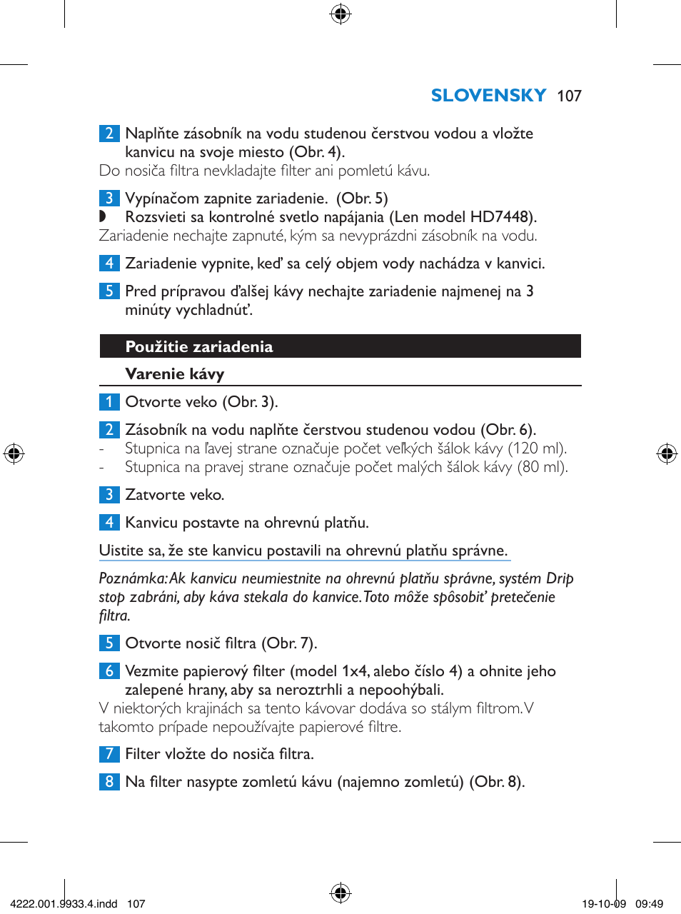 Philips HD7446 User Manual | Page 107 / 140