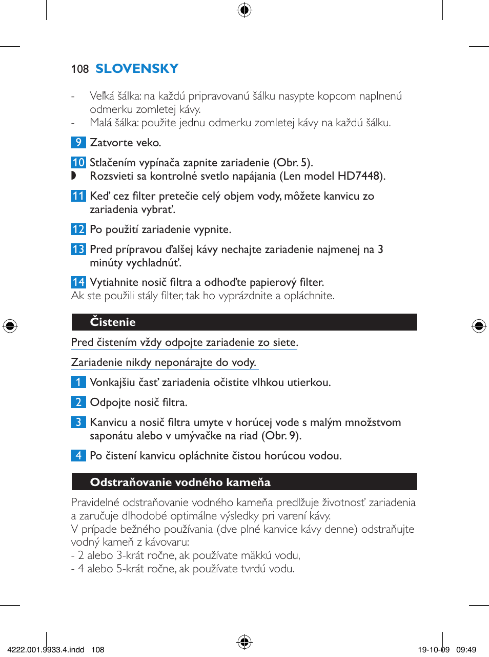 Philips HD7446 User Manual | Page 108 / 140