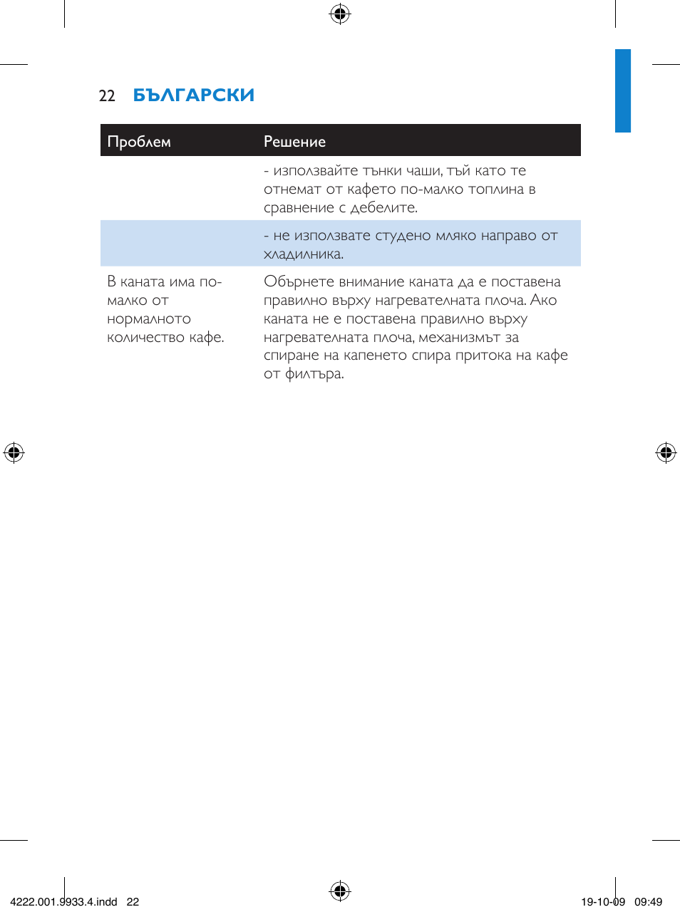 Philips HD7446 User Manual | Page 22 / 140