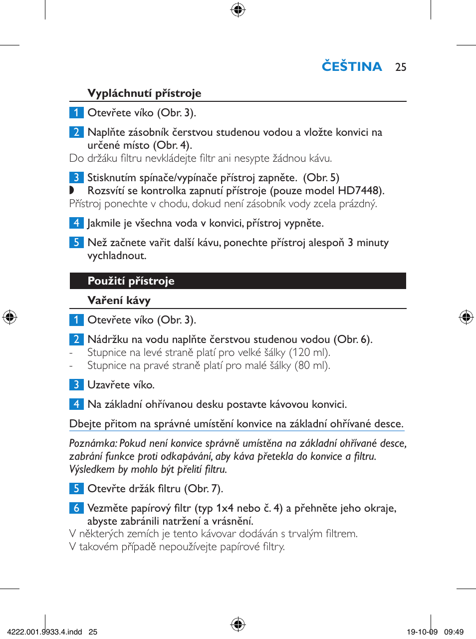 Philips HD7446 User Manual | Page 25 / 140