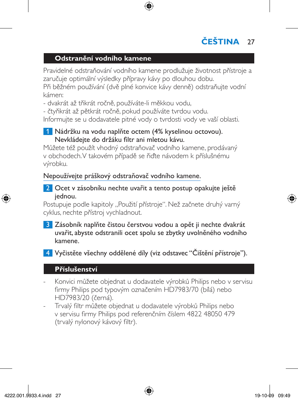 Philips HD7446 User Manual | Page 27 / 140