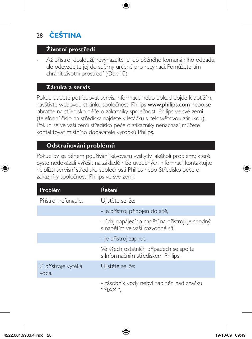 Philips HD7446 User Manual | Page 28 / 140