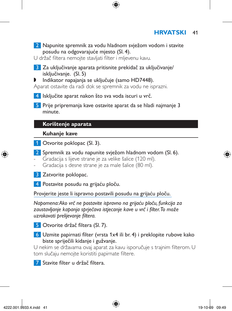 Philips HD7446 User Manual | Page 41 / 140