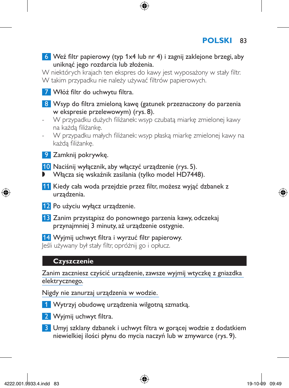 Philips HD7446 User Manual | Page 83 / 140