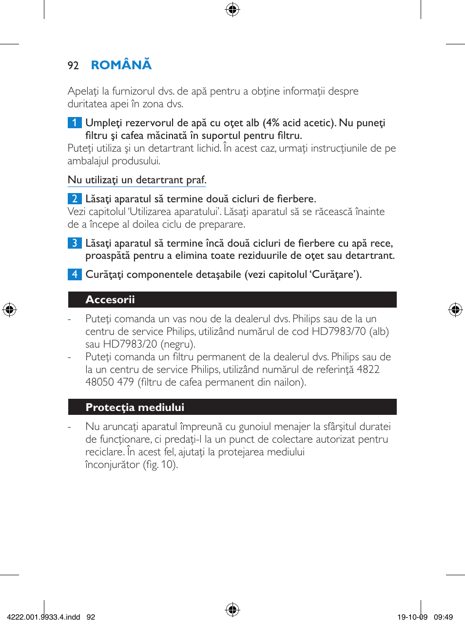 Philips HD7446 User Manual | Page 92 / 140