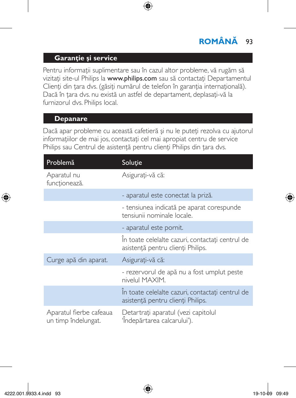 Philips HD7446 User Manual | Page 93 / 140