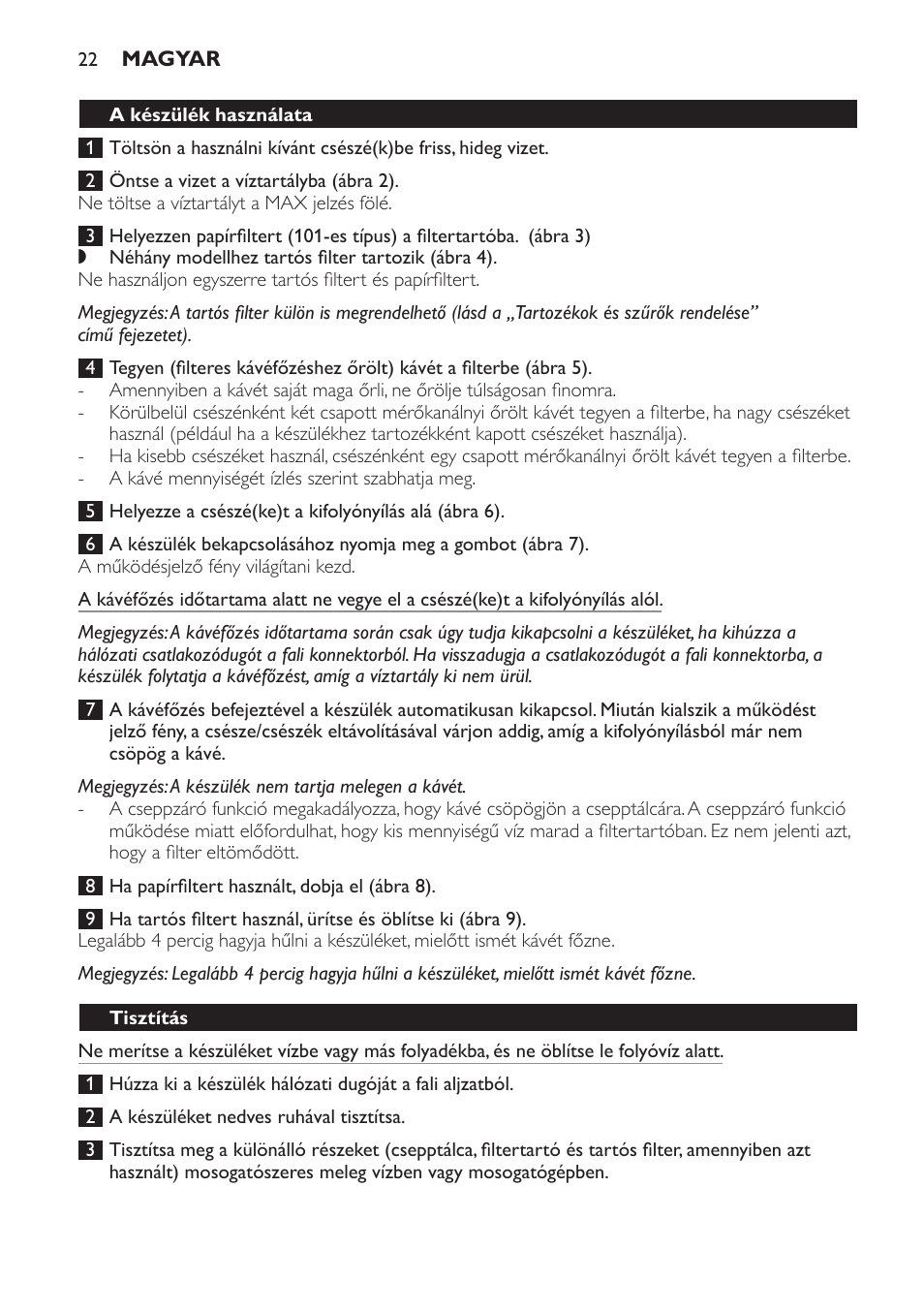 Philips HD7140  RU User Manual | Page 22 / 58