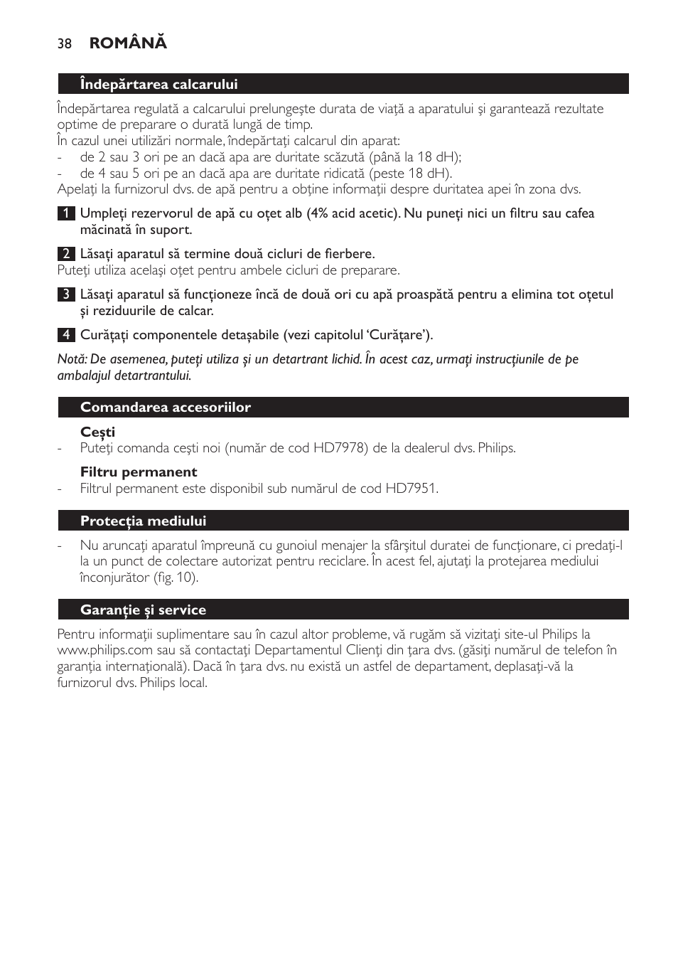 Philips HD7140  RU User Manual | Page 38 / 58