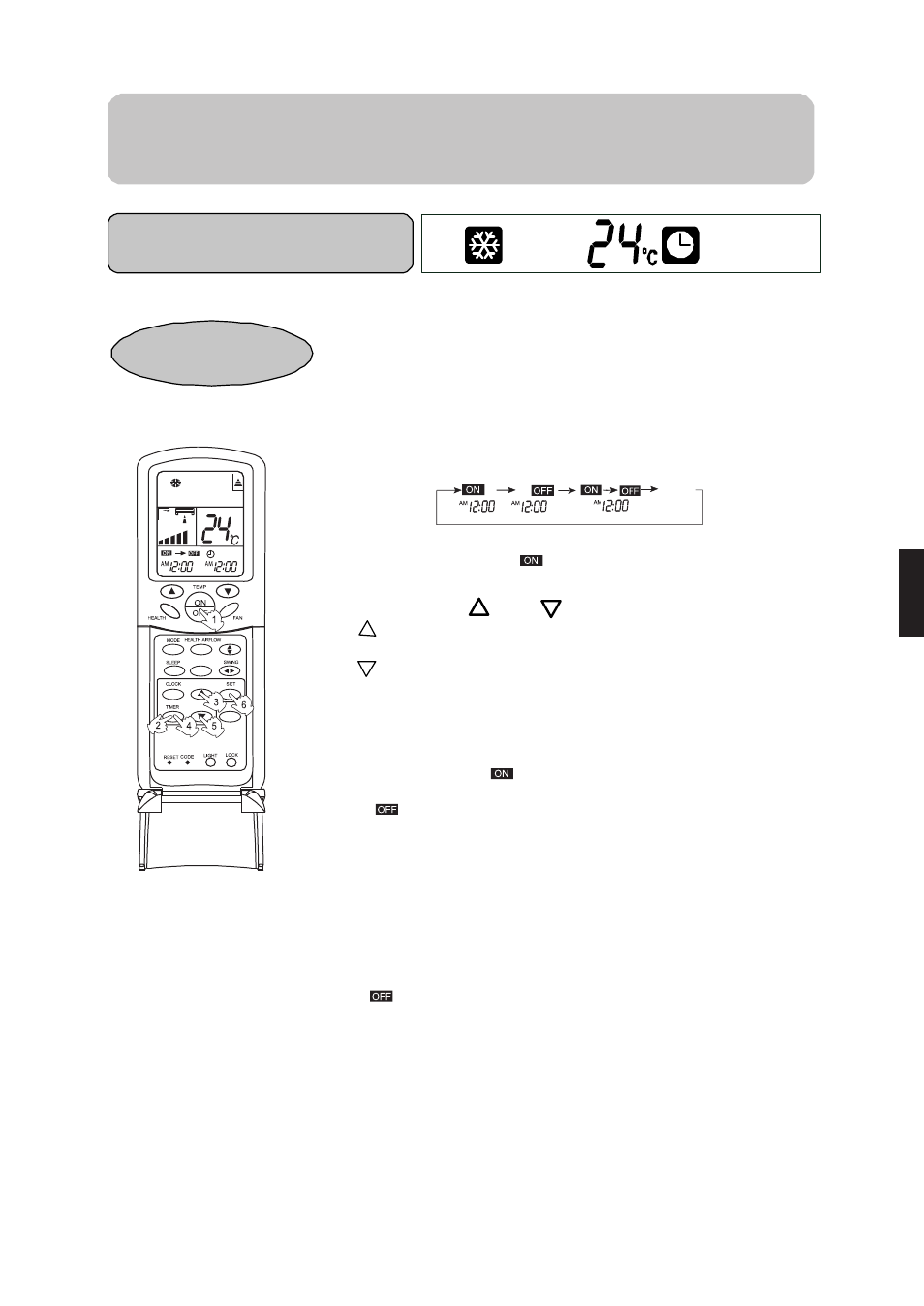Funcionamiento, Funcionamiento temporizador activado/desactivado, Mando a distancia | haier 0010552537 User Manual | Page 48 / 109
