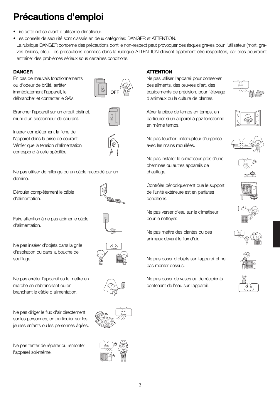 Précautions d'emploi | haier 0010552537 User Manual | Page 86 / 109