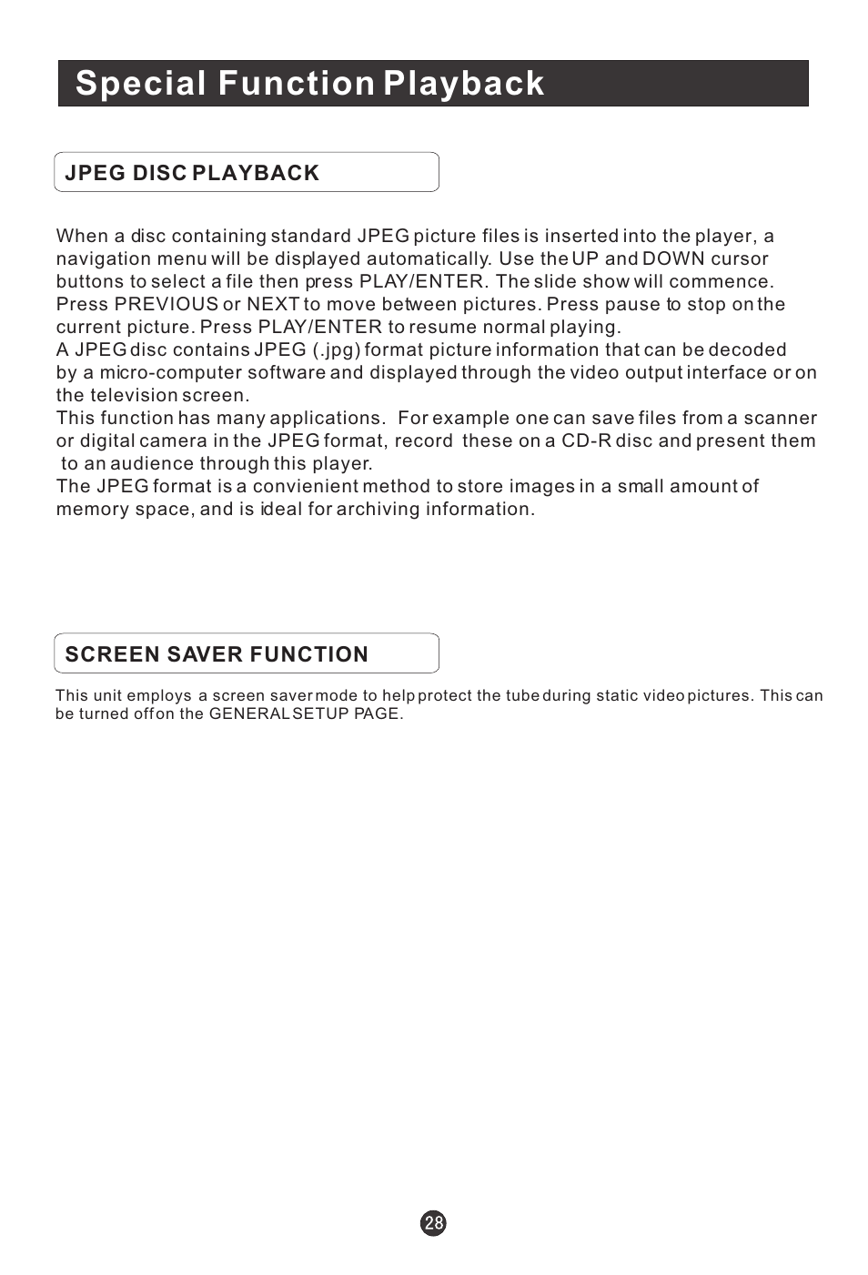 Special function playback | haier HLC19E User Manual | Page 33 / 43