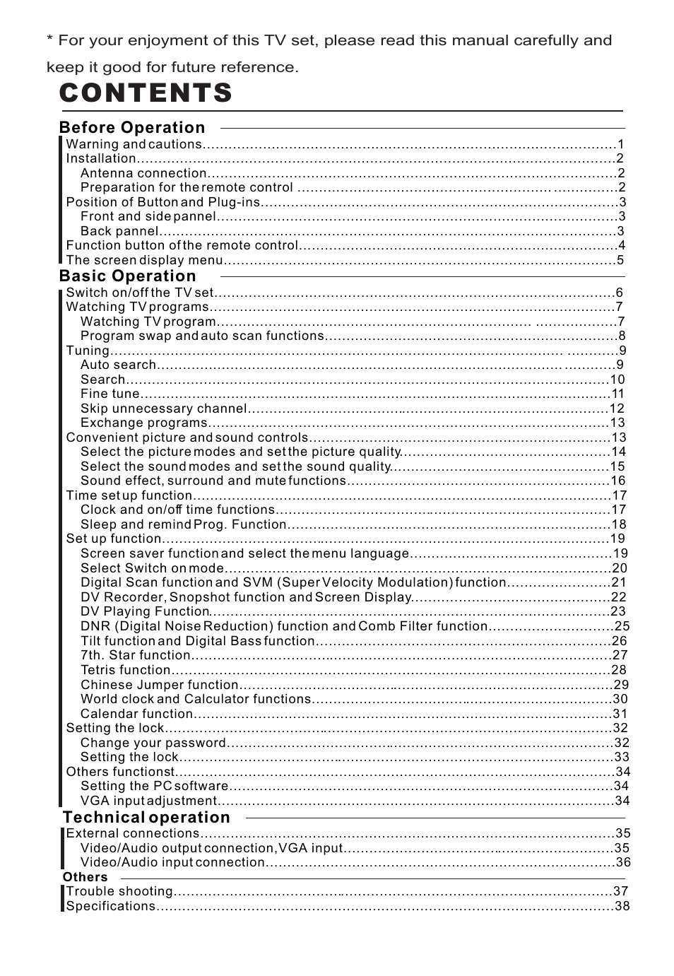 haier D29FV6-A User Manual | Page 2 / 41