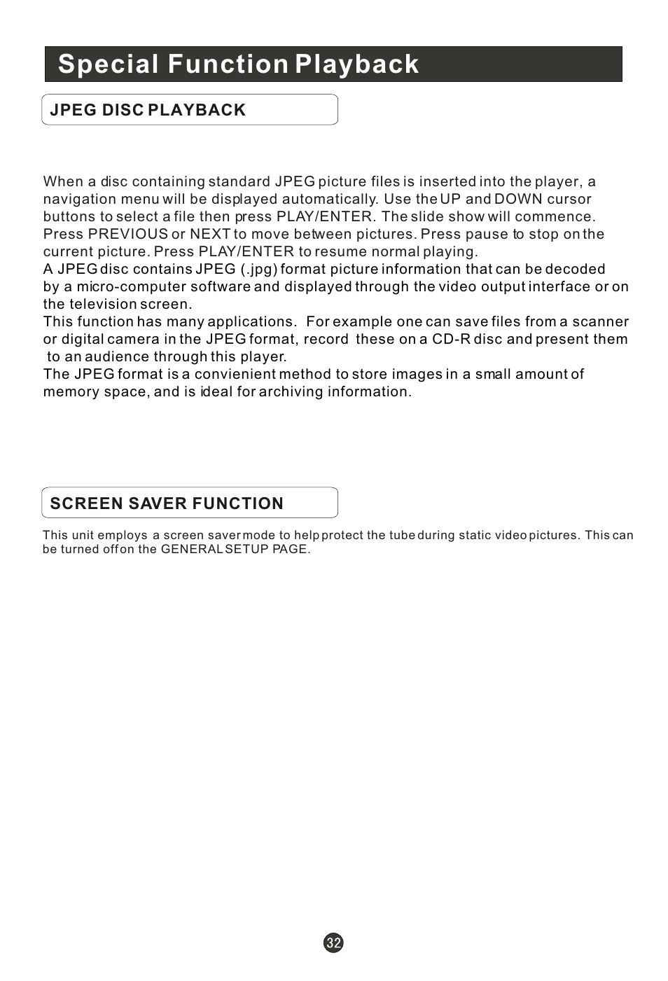 Т³гж 37, Special function playback | haier HLC19RW User Manual | Page 37 / 47