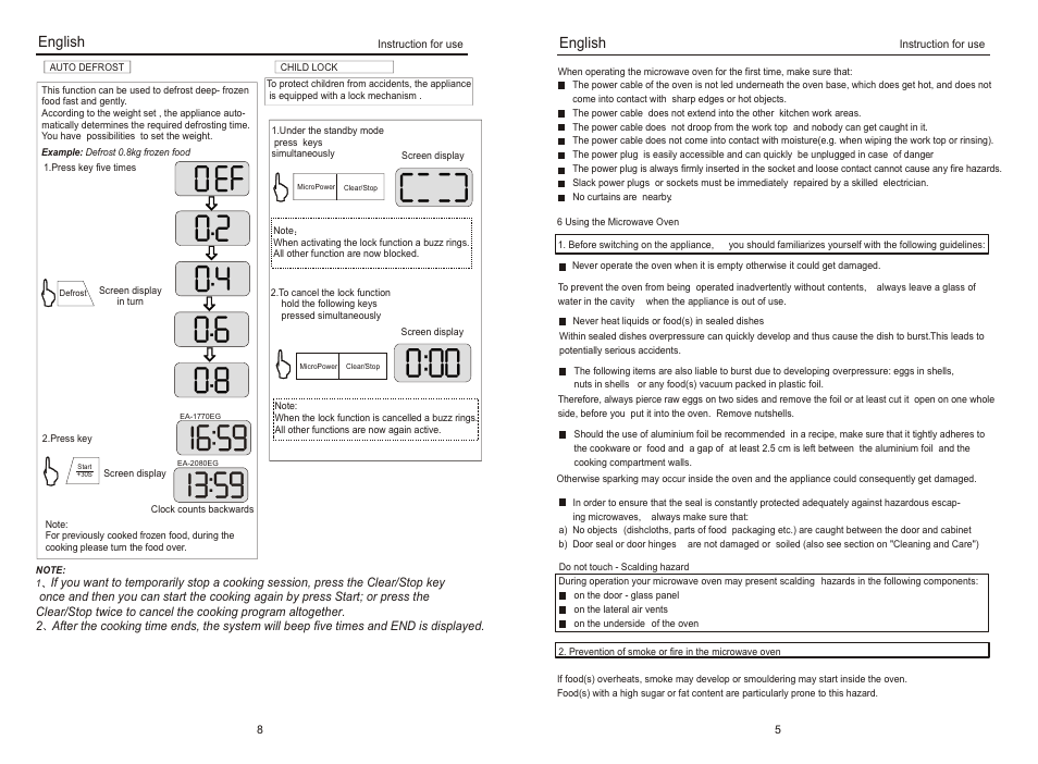 English | haier EA-1770EG User Manual | Page 7 / 8