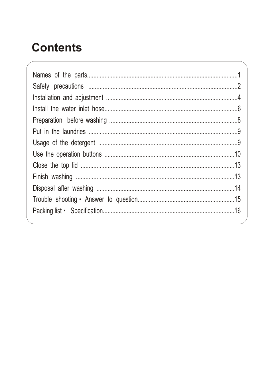 haier HWM6815 User Manual | Page 2 / 20
