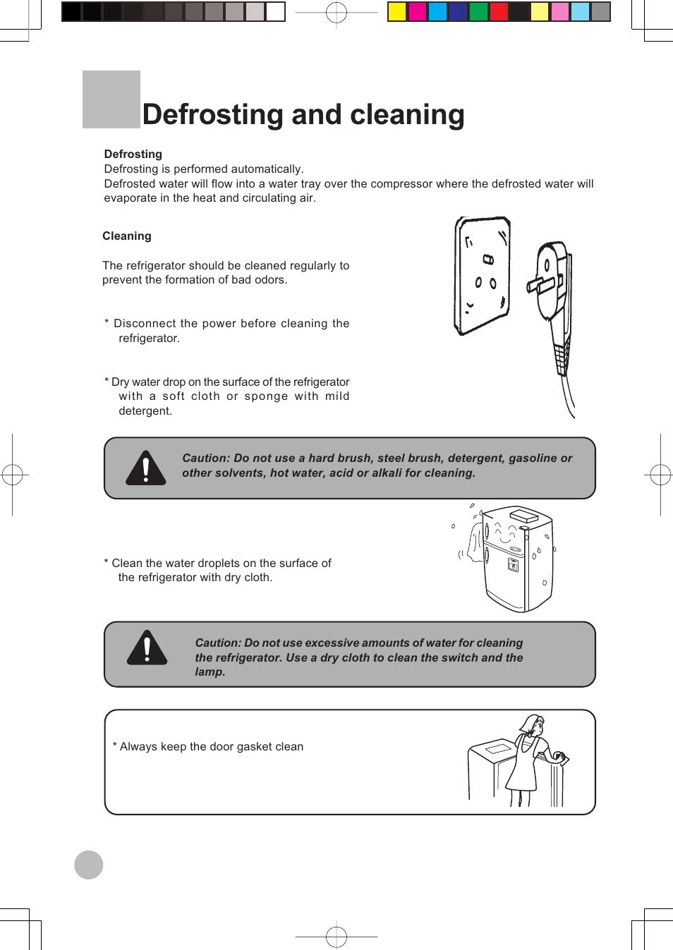 Defrosting and cleaning | haier HRF-599FRASS User Manual | Page 22 / 32