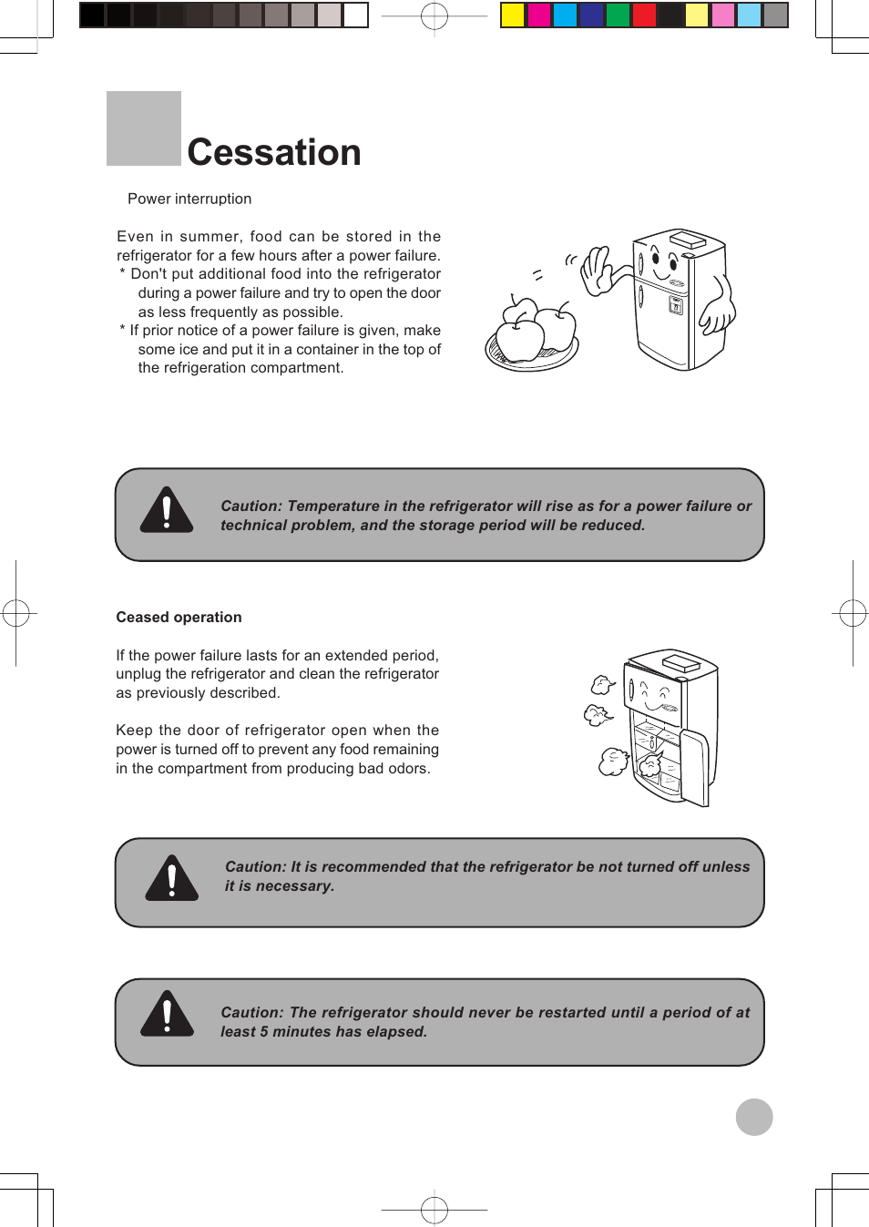 Cessation | haier HRF-599FRASS User Manual | Page 23 / 32