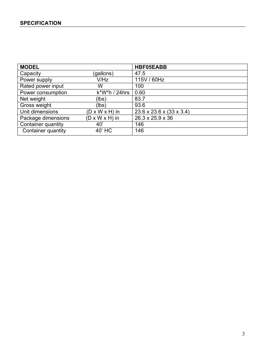 haier RF-8888-193 User Manual | Page 3 / 21