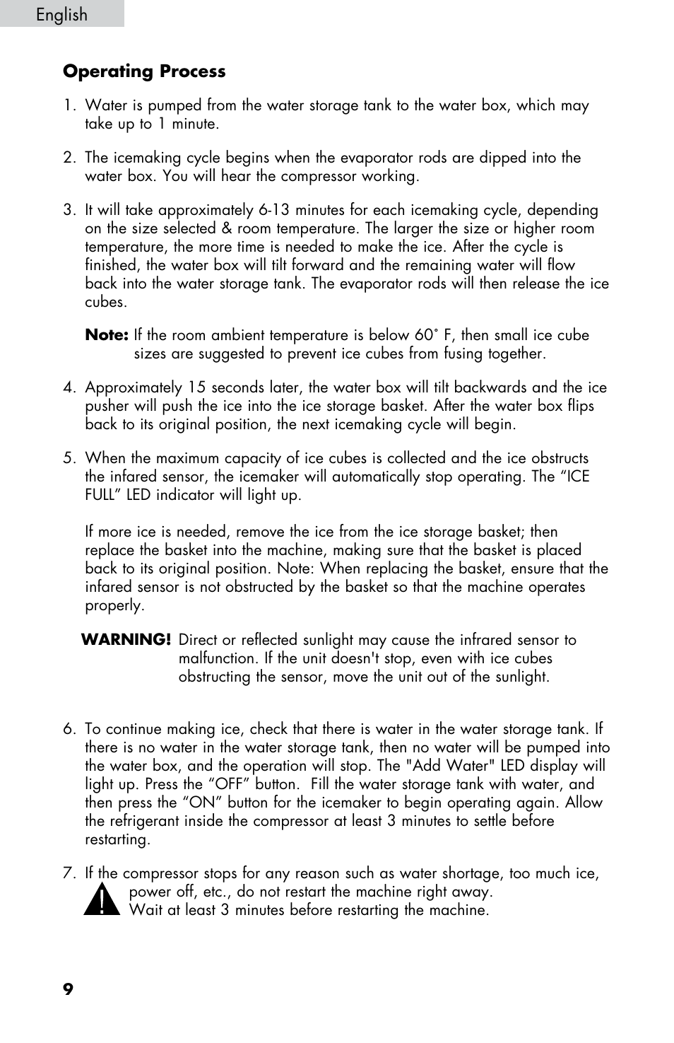 haier HPIM25S User Manual | Page 10 / 39