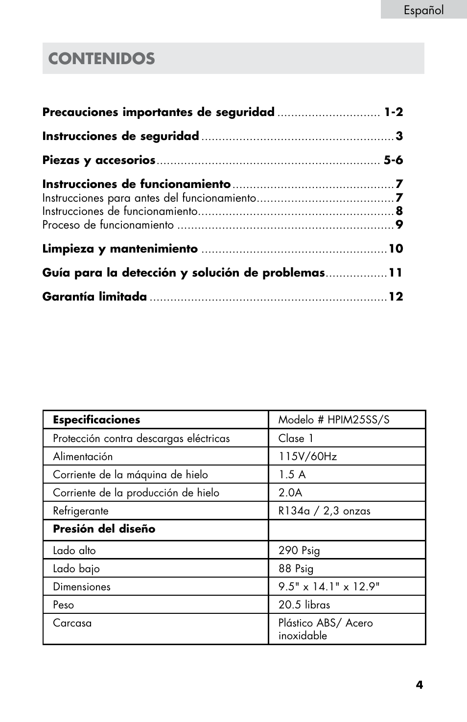 haier HPIM25S User Manual | Page 29 / 39