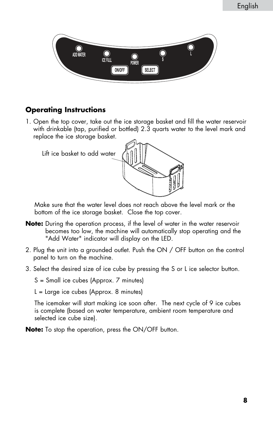 haier HPIM25S User Manual | Page 9 / 39