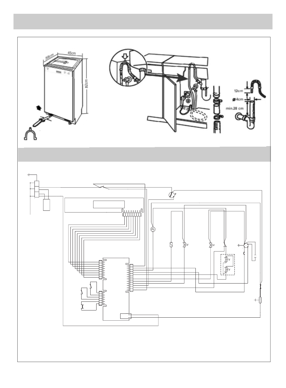 Diagram, Installation | haier DW9-LBE User Manual | Page 12 / 12