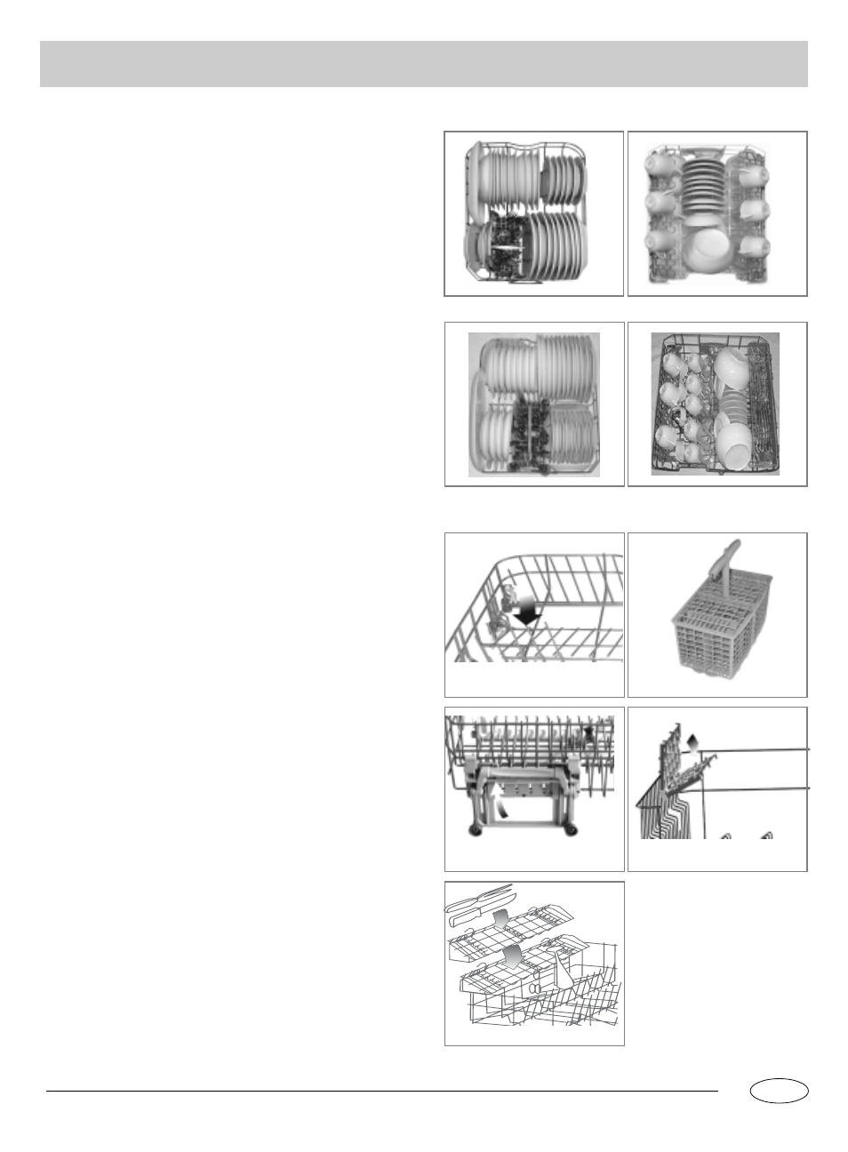 Loading the dishwasher | haier DW9-LBE User Manual | Page 6 / 12