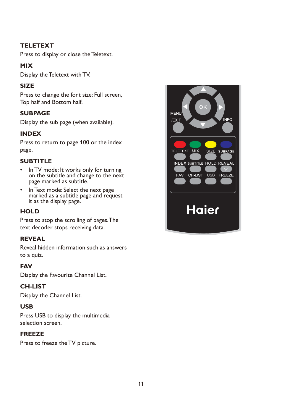 haier LT19A1 User Manual | Page 13 / 38