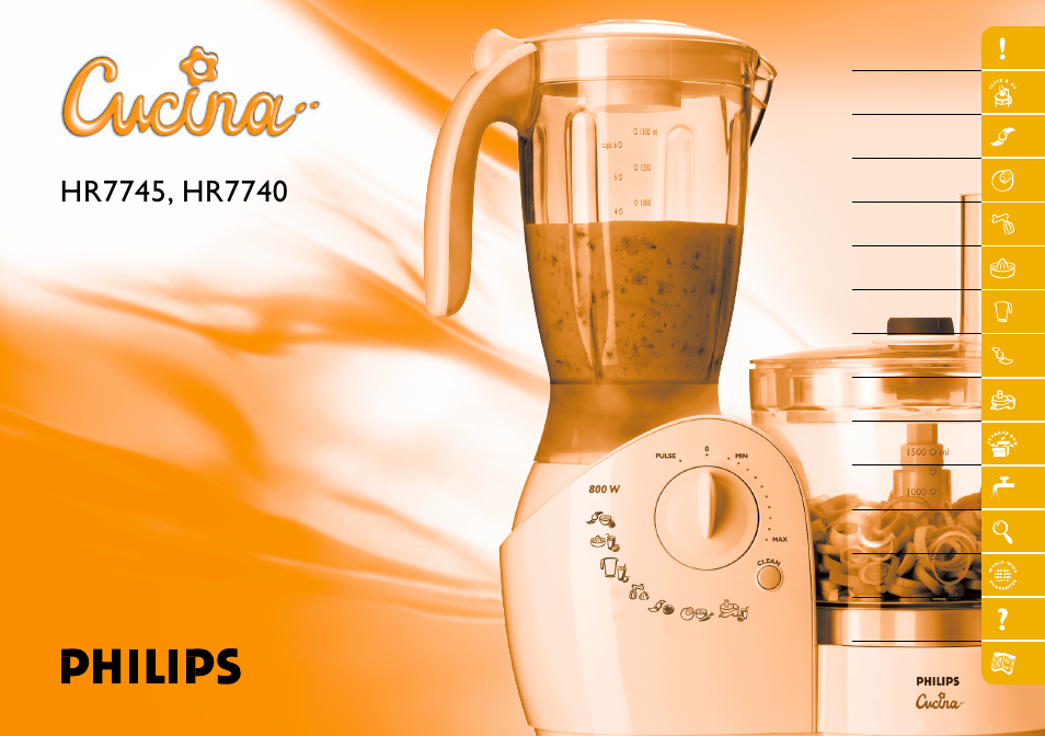 Philips HR 7740 User Manual | 80 pages