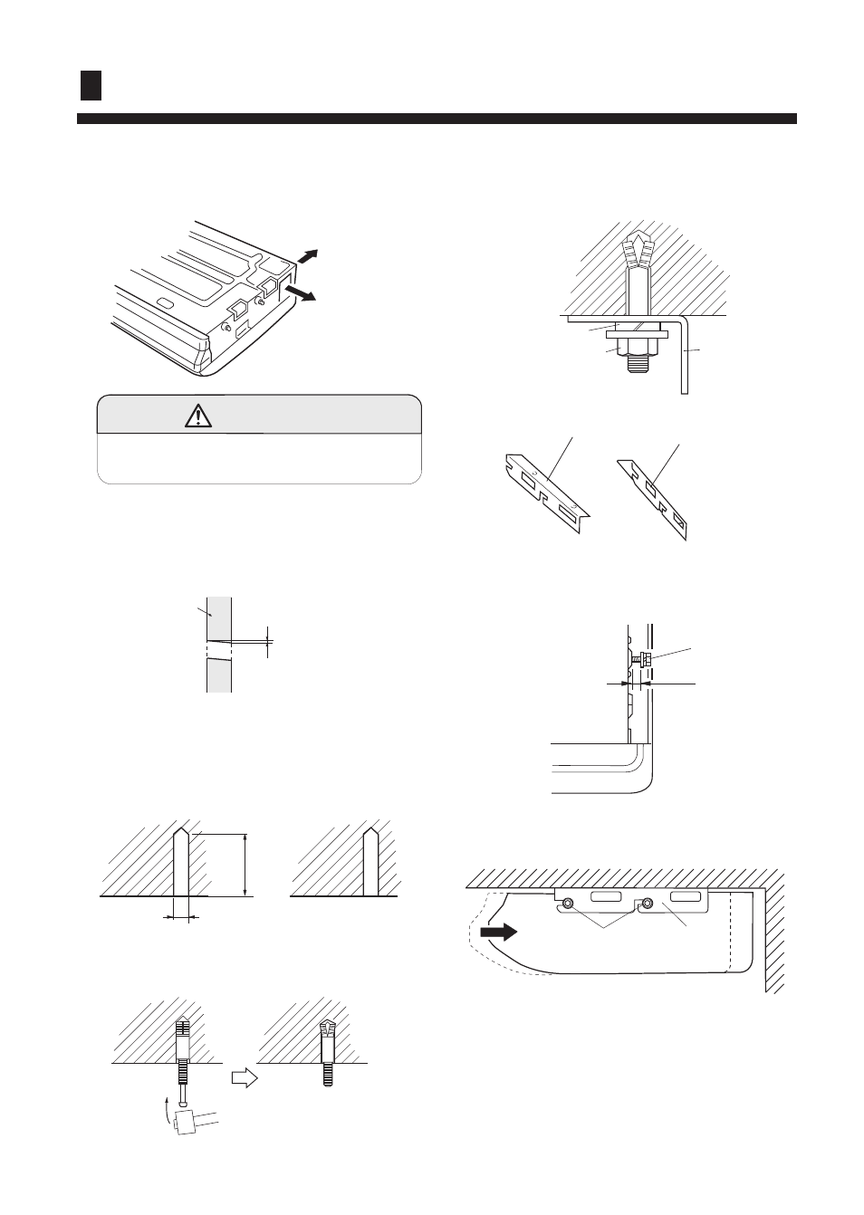Installation procedures, Caution | haier AC142XCERA User Manual | Page 13 / 26
