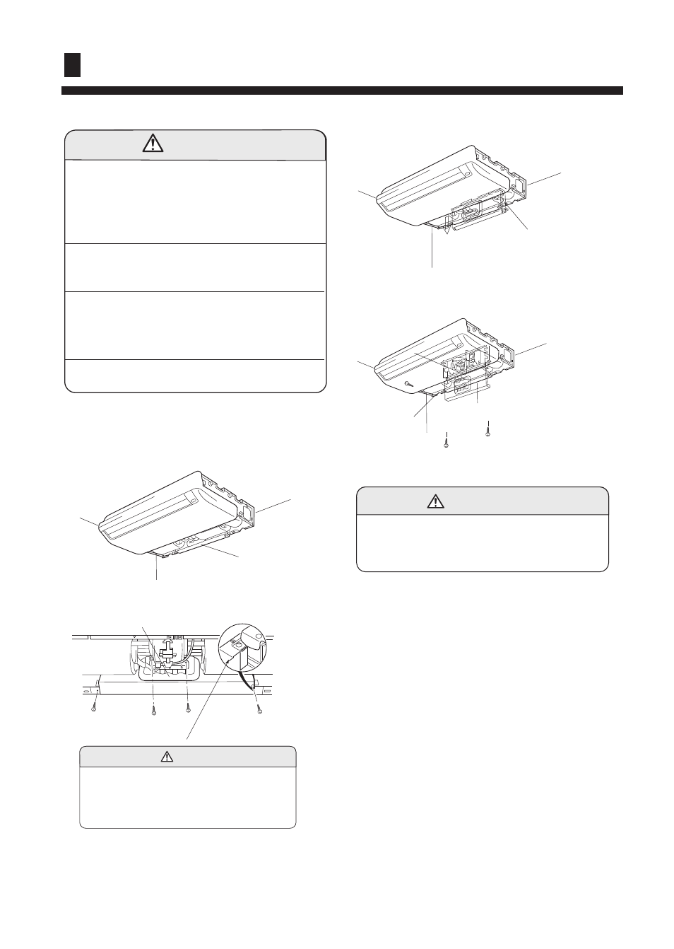 Installation procedures, Caution | haier AC142XCERA User Manual | Page 17 / 26