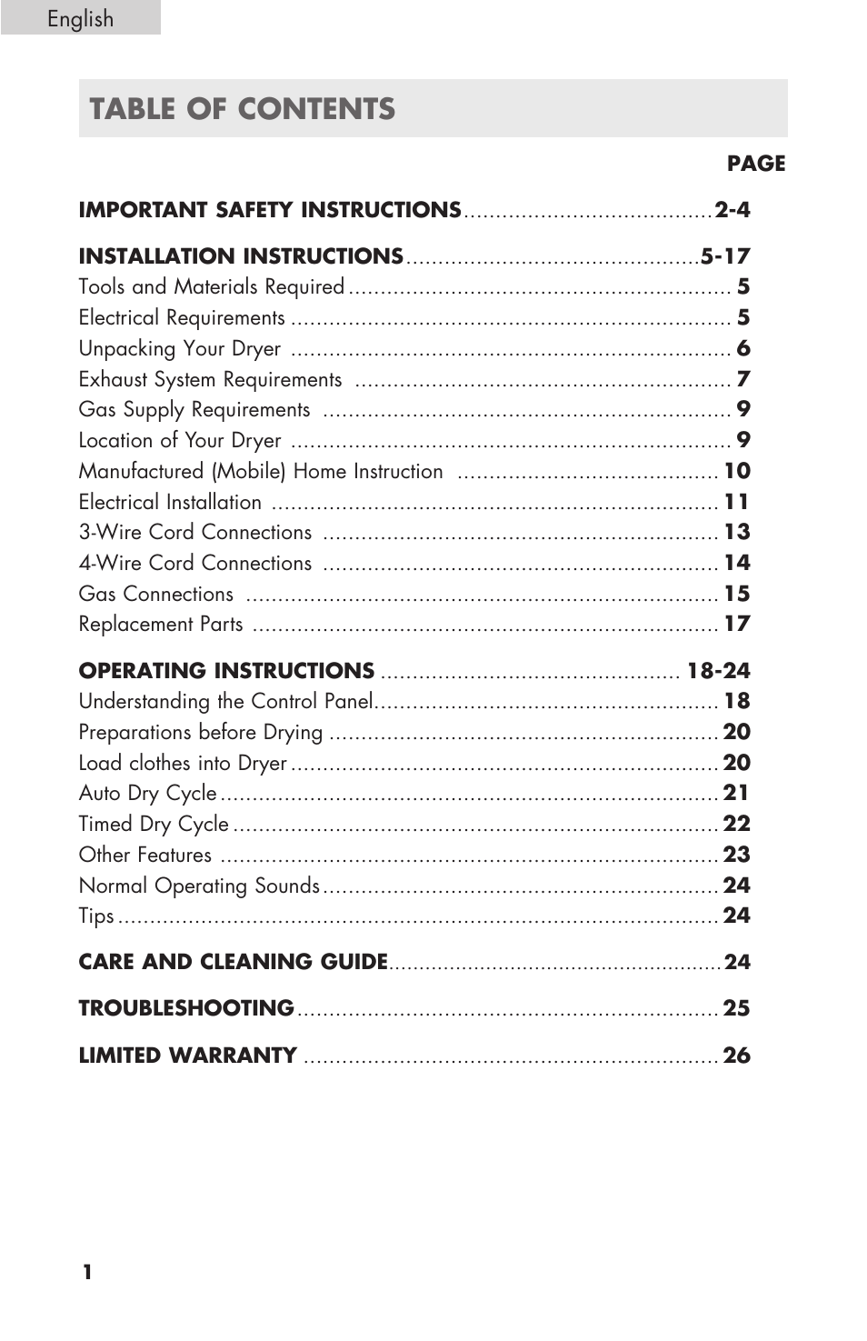 haier GDE/GDG450AW User Manual | Page 2 / 80