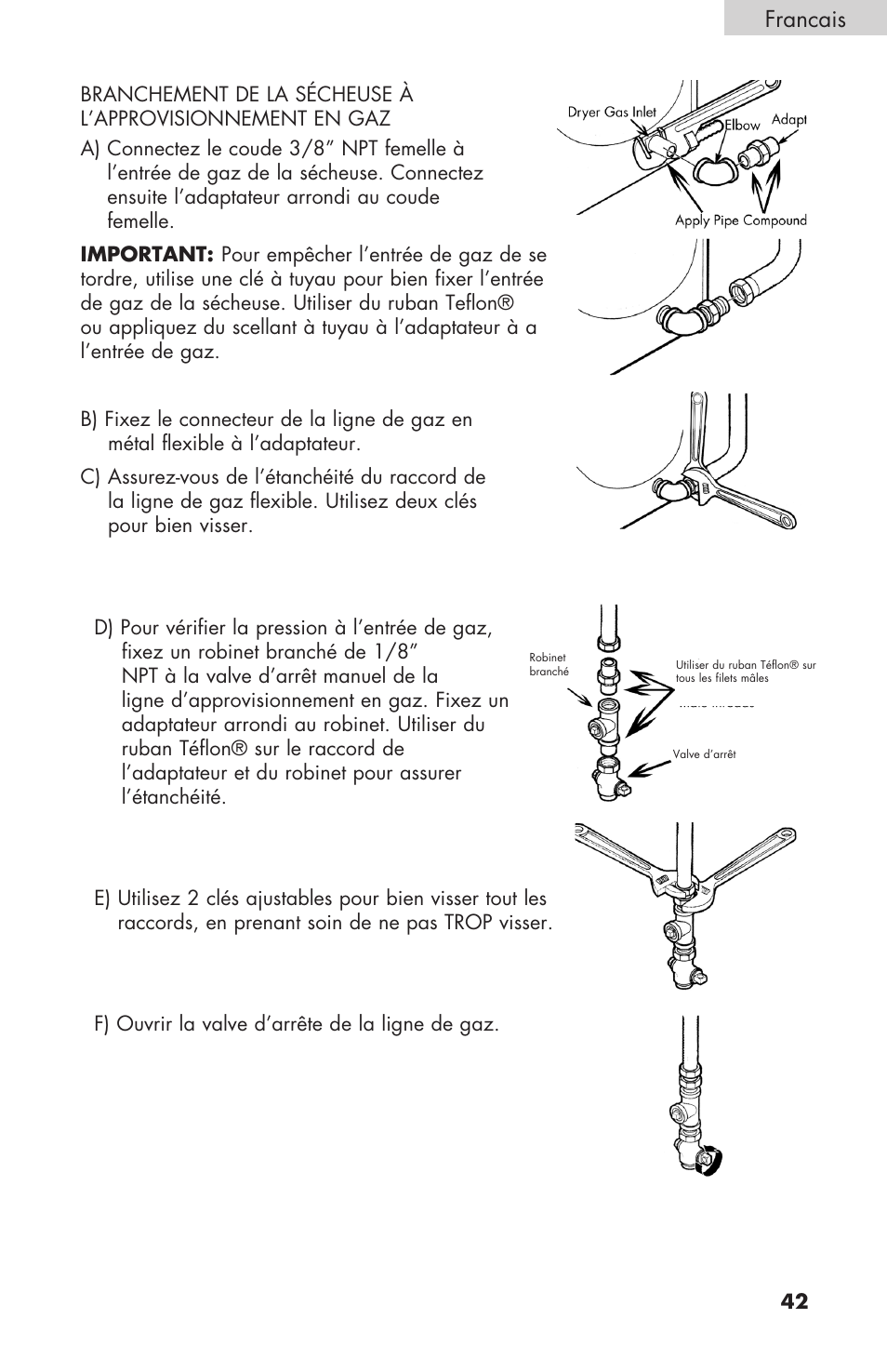 Francais | haier GDE/GDG450AW User Manual | Page 43 / 80