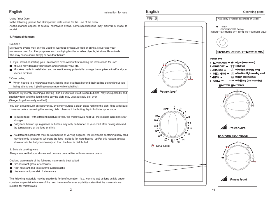 English | haier EA-1770M User Manual | Page 4 / 8