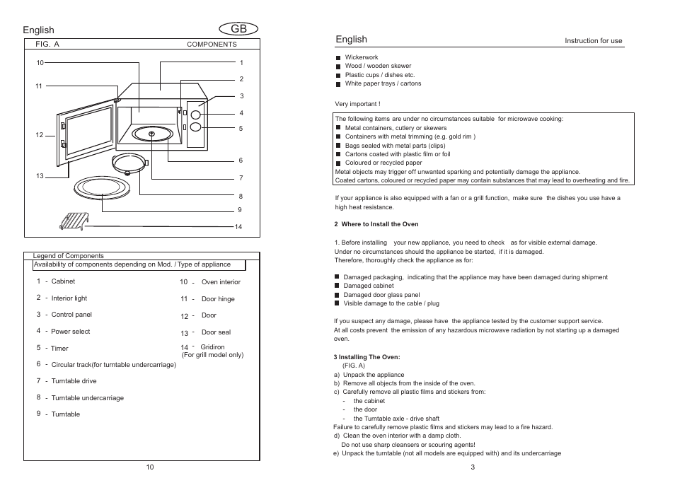 English | haier EA-1770M User Manual | Page 5 / 8