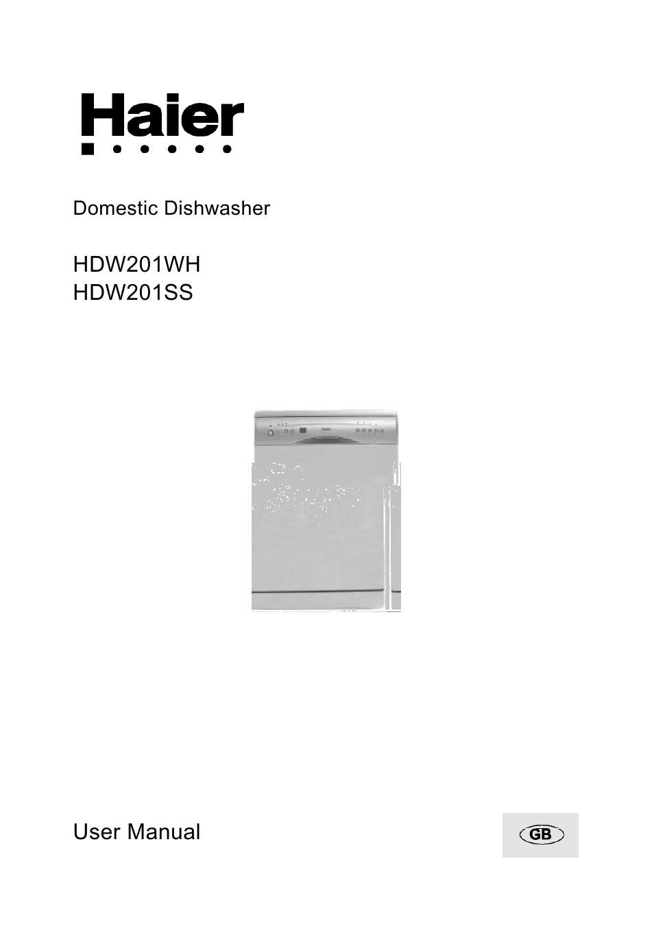 haier HDW201WH User Manual | 11 pages