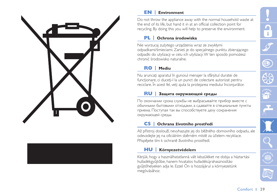 Philips HR 7605 User Manual | Page 17 / 25