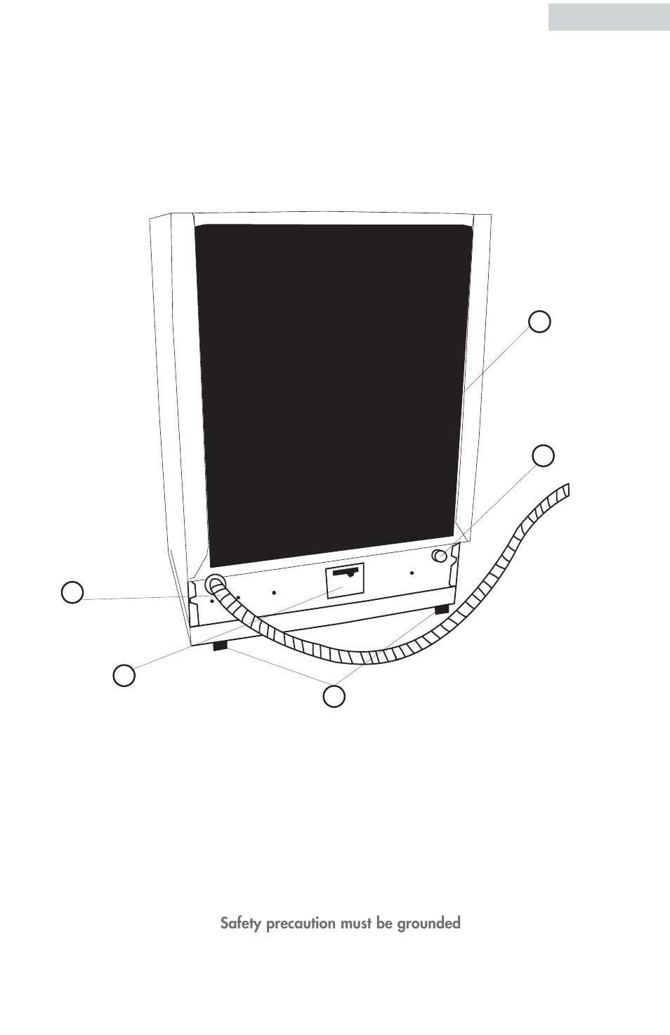 Rear view) | haier HDB18EB User Manual | Page 7 / 29