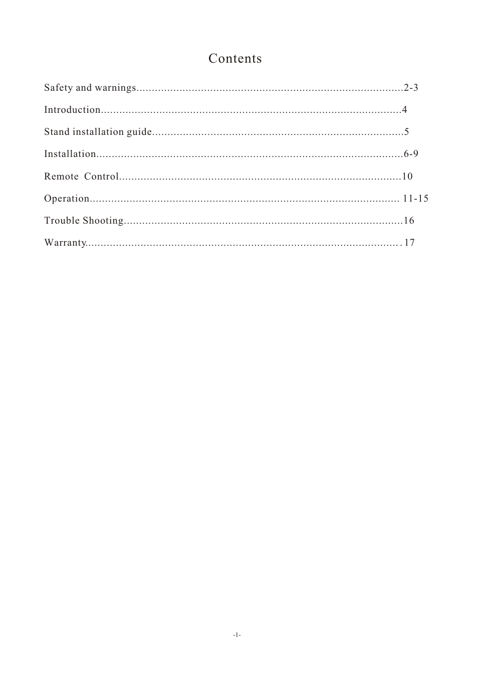 haier L26B1120 User Manual | Page 2 / 19