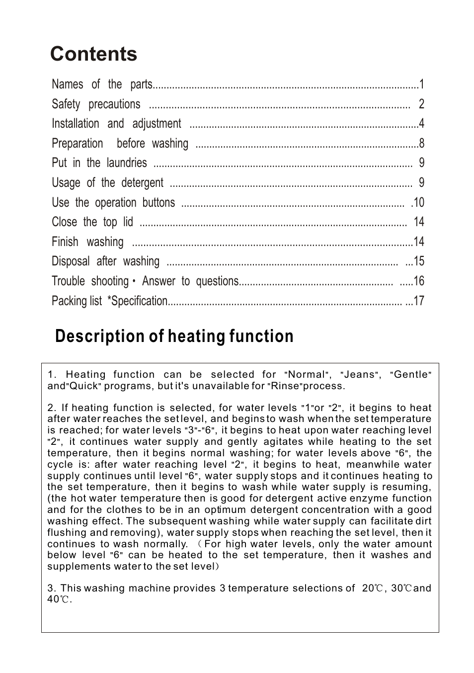 haier HWM-6.5/S User Manual | Page 2 / 19