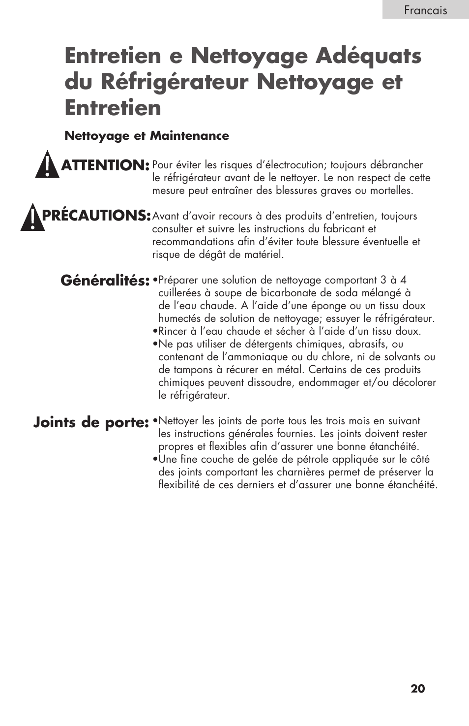 haier BCF27B User Manual | Page 21 / 40