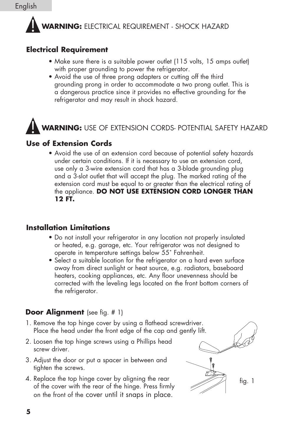haier BCF27B User Manual | Page 6 / 40
