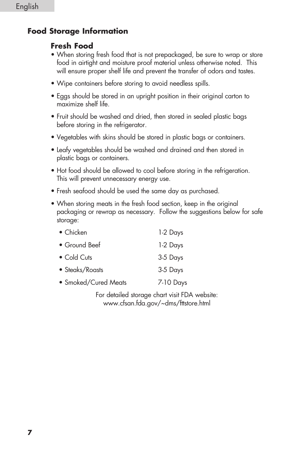 haier BCF27B User Manual | Page 8 / 40