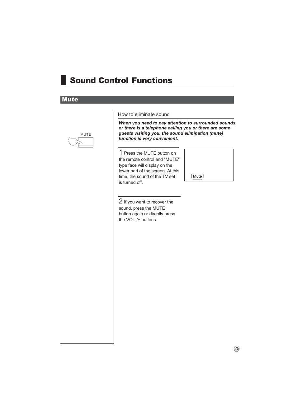 Sound control functions | haier L32A9 -AK User Manual | Page 28 / 53