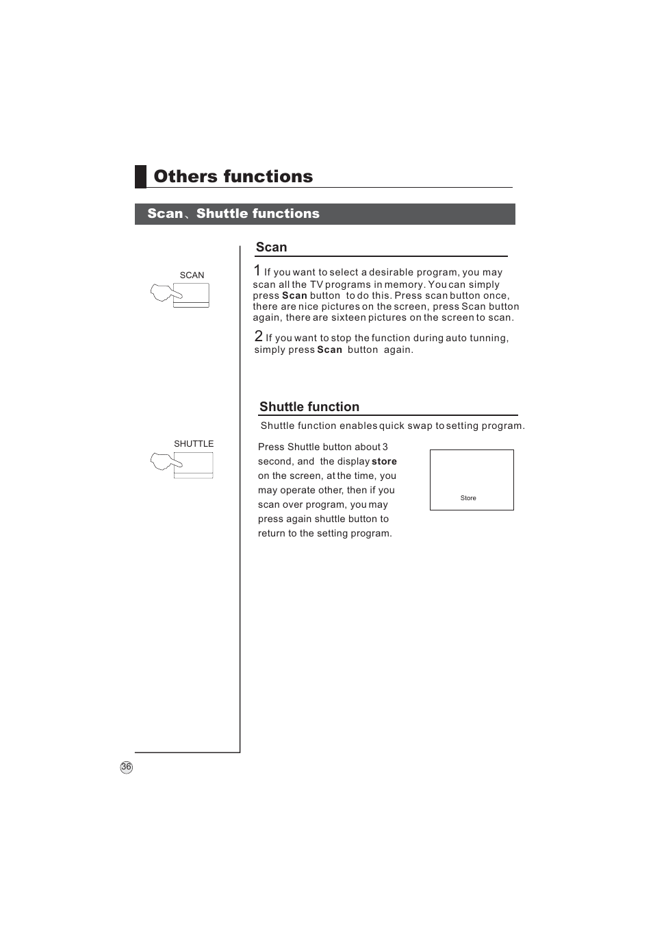 Others functions | haier L32A9 -AK User Manual | Page 39 / 53