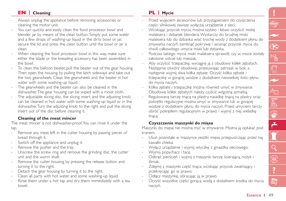 Philips HR 7768 User Manual | Page 49 / 88