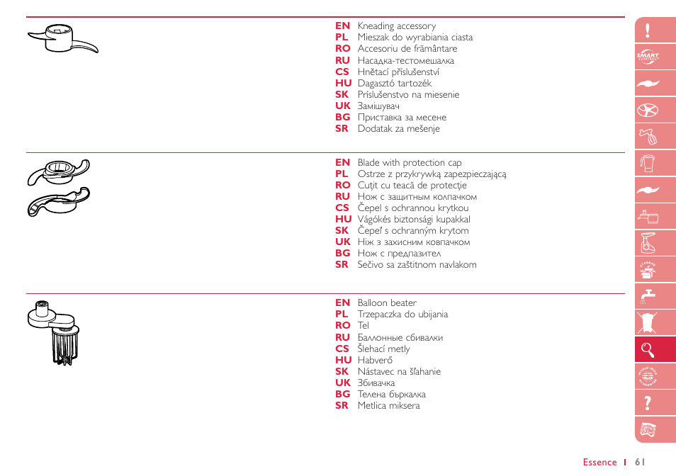 Philips HR 7768 User Manual | Page 61 / 88