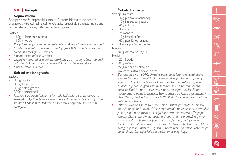 Philips HR 7768 User Manual | Page 87 / 88